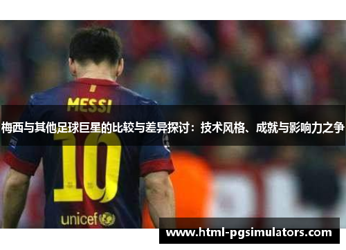 梅西与其他足球巨星的比较与差异探讨：技术风格、成就与影响力之争