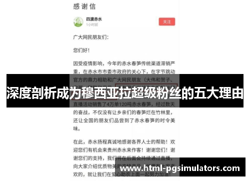 深度剖析成为穆西亚拉超级粉丝的五大理由