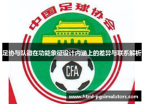 足协与队徽在功能象征设计内涵上的差异与联系解析