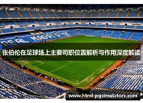 张伯伦在足球场上主要司职位置解析与作用深度解读